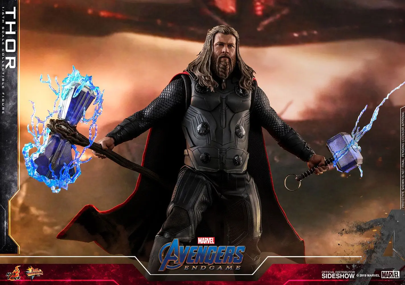 Avengers: Endgame Movie Masterpiece 1/6 Thor akciófigura 32 cm termékfotó