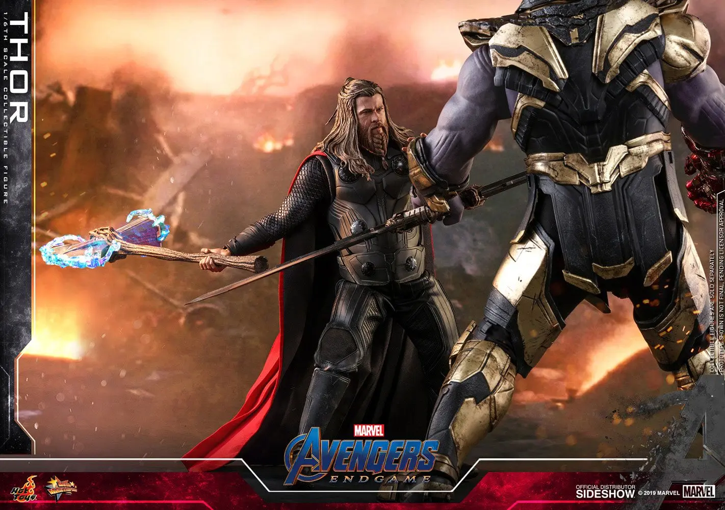 Avengers: Endgame Movie Masterpiece 1/6 Thor akciófigura 32 cm termékfotó