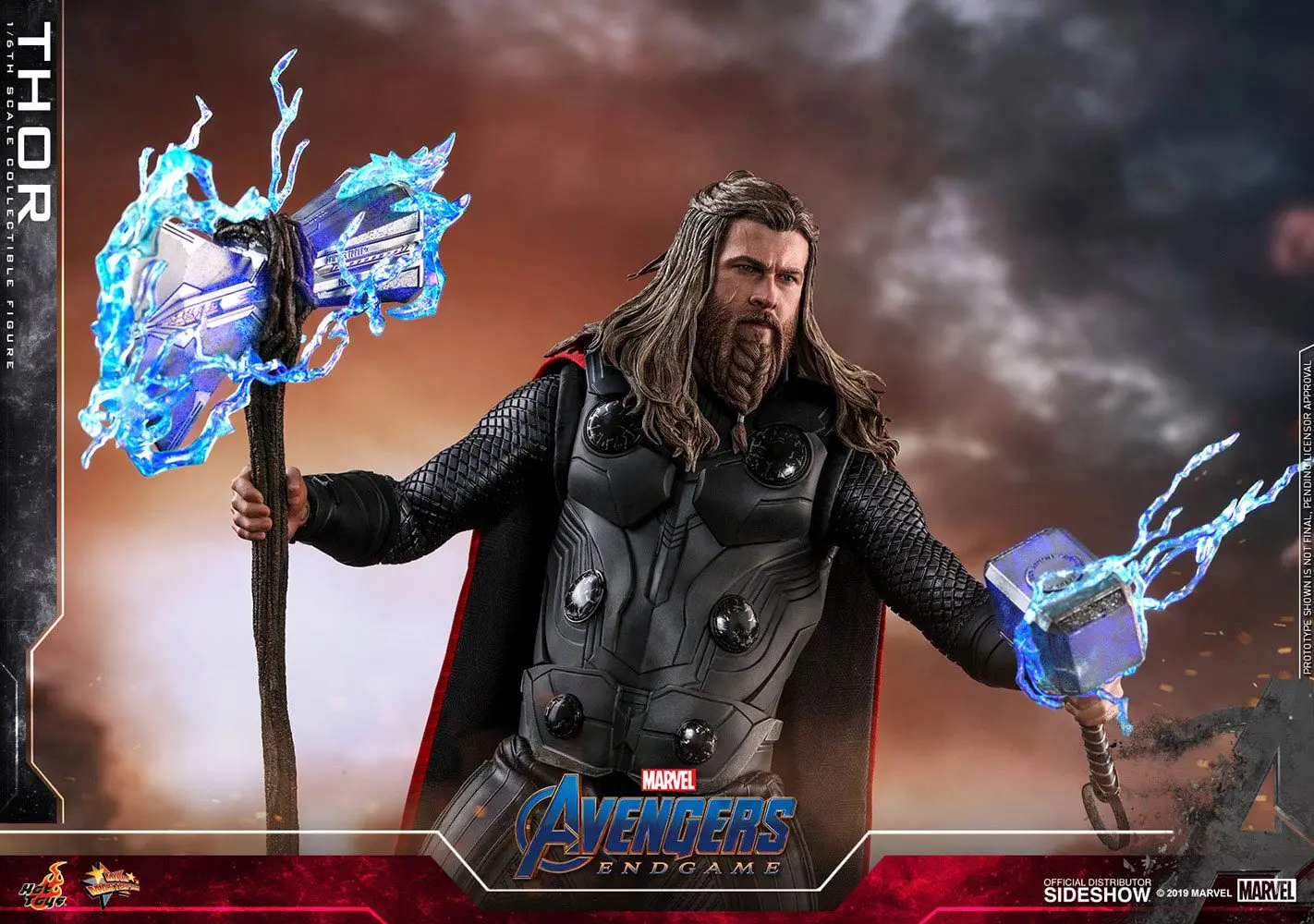 Avengers: Endgame Movie Masterpiece 1/6 Thor akciófigura 32 cm termékfotó