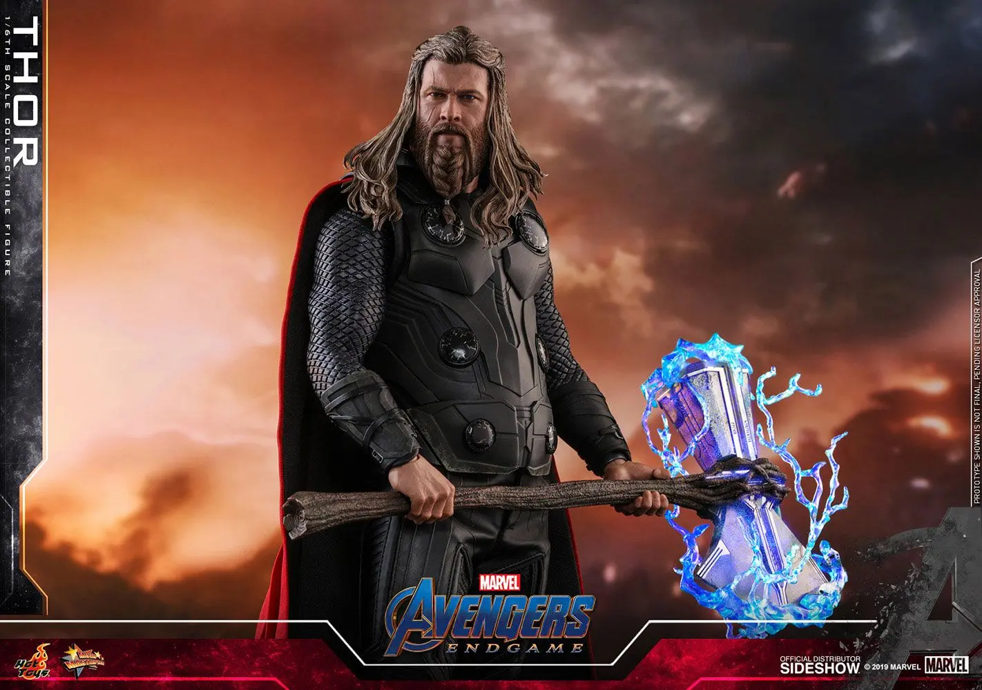 Avengers: Endgame Movie Masterpiece 1/6 Thor akciófigura 32 cm termékfotó