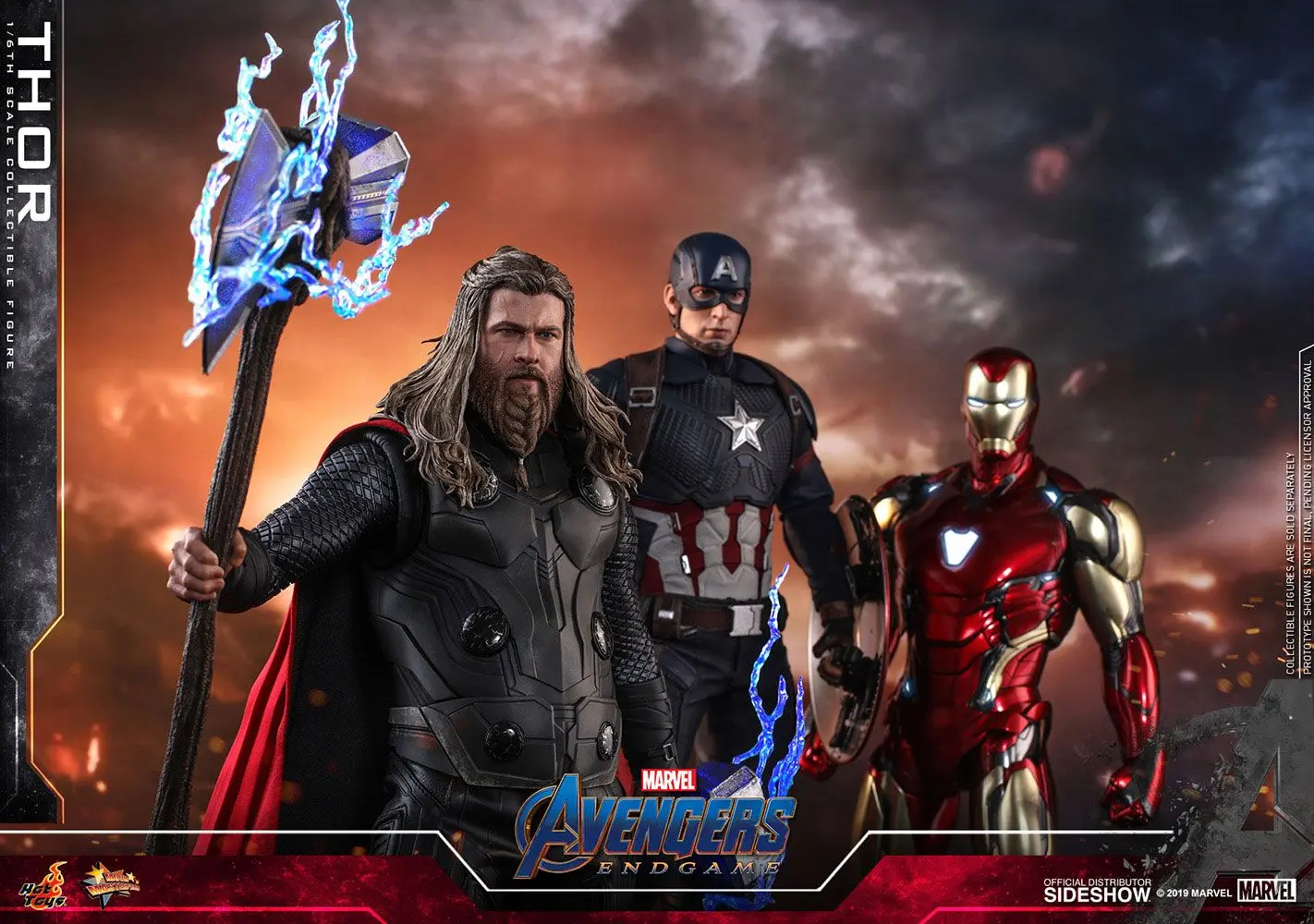 Avengers: Endgame Movie Masterpiece 1/6 Thor akciófigura 32 cm termékfotó