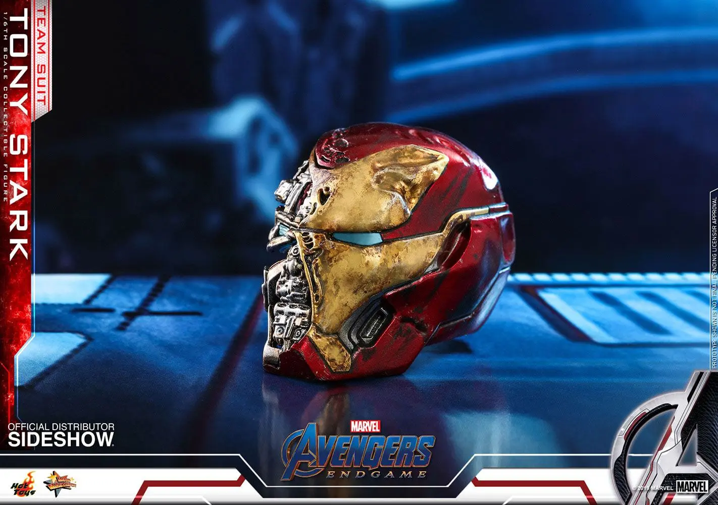 Avengers: Endgame Movie Masterpiece 1/6 Tony Stark (Team Suit) akciófigura 30 cm termékfotó