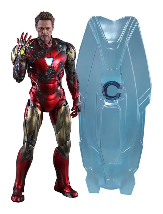 Avengers: Endgame Movie Masterpiece Diecast 1/6 Iron Man Mark LXXXV (Battle Damaged Version) Special Edition akciófigura 32 cm termékfotó