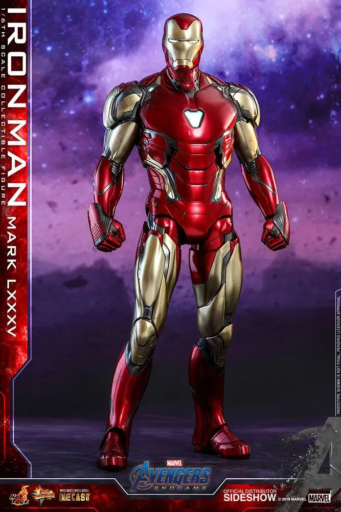 Avengers: Endgame Movie Masterpiece Series Diecast 1/6 Iron Man Mark LXXXV akciófigura 32 cm termékfotó