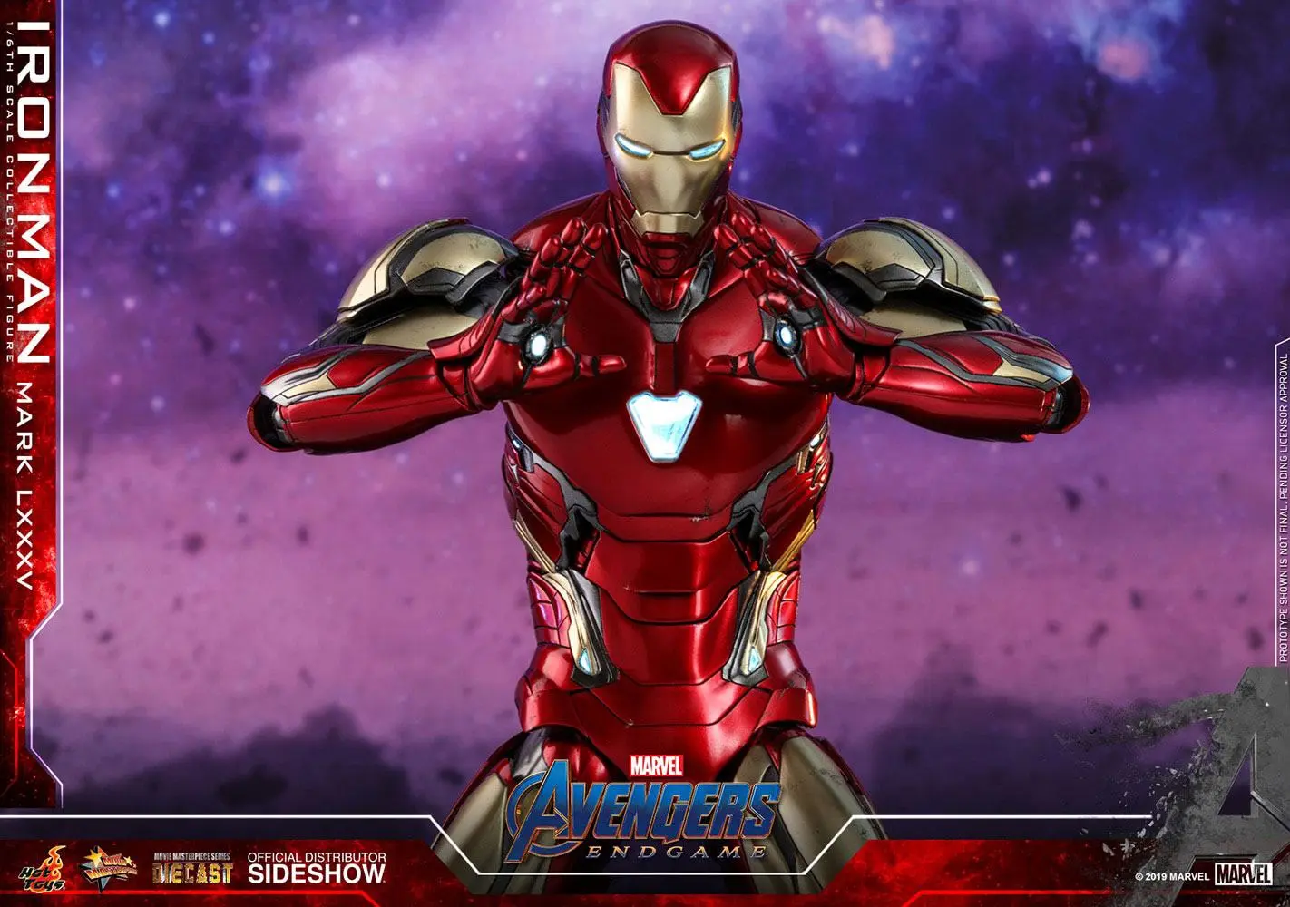 Avengers: Endgame Movie Masterpiece Series Diecast 1/6 Iron Man Mark LXXXV akciófigura 32 cm termékfotó