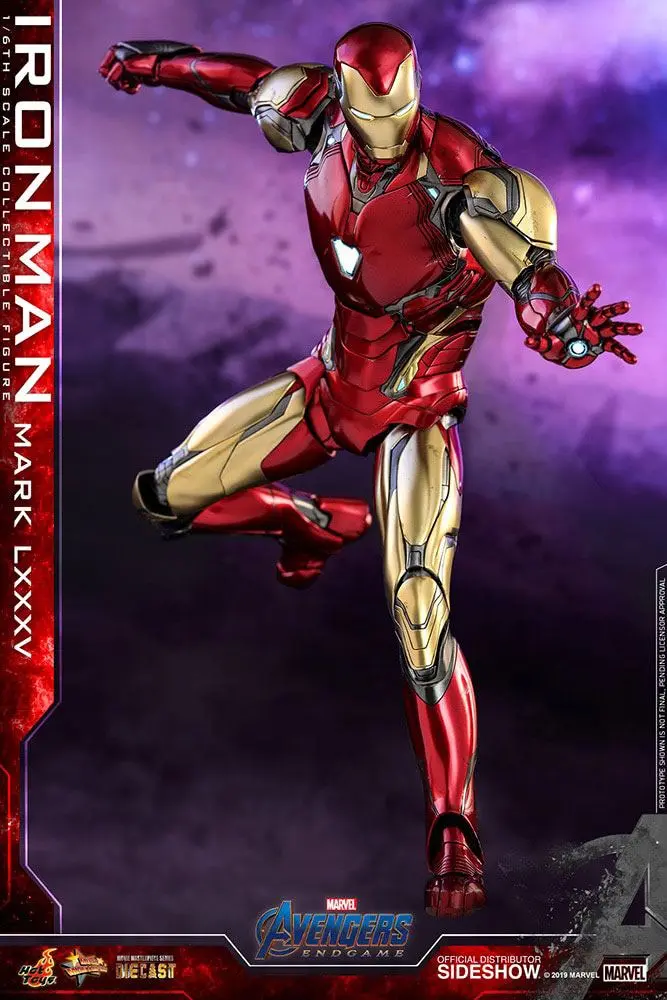 Avengers: Endgame Movie Masterpiece Series Diecast 1/6 Iron Man Mark LXXXV akciófigura 32 cm termékfotó