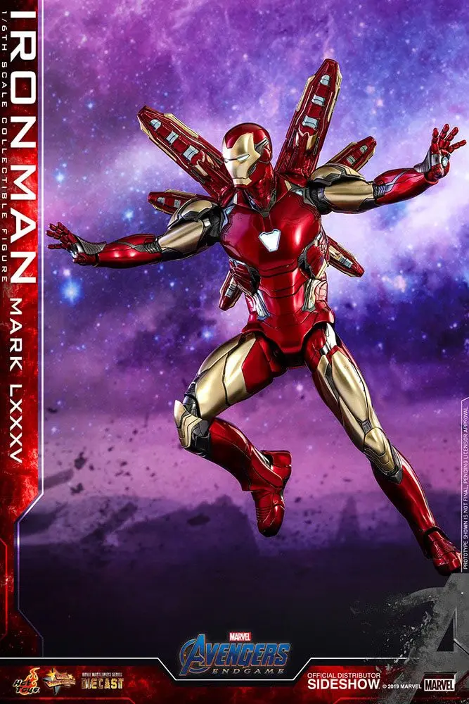 Avengers: Endgame Movie Masterpiece Series Diecast 1/6 Iron Man Mark LXXXV akciófigura 32 cm termékfotó