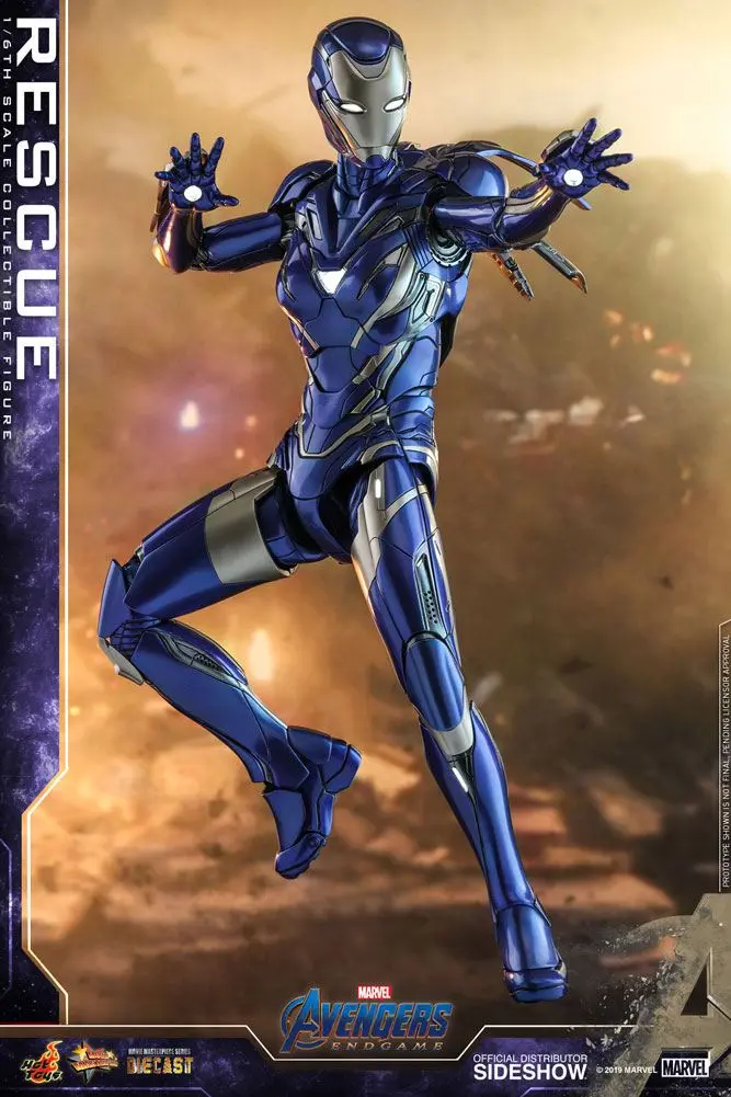 Avengers: Endgame Movie Masterpiece Series Diecast 1/6 Rescue (Pepper Potts) akciófigura 31 cm termékfotó