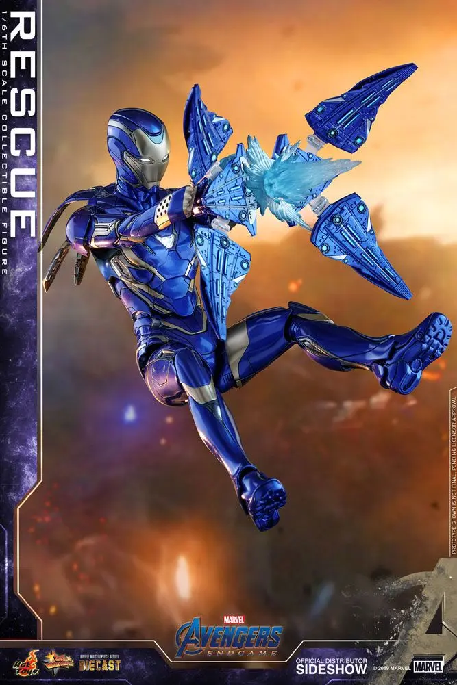 Avengers: Endgame Movie Masterpiece Series Diecast 1/6 Rescue (Pepper Potts) akciófigura 31 cm termékfotó