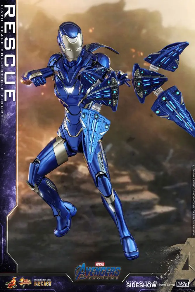 Avengers: Endgame Movie Masterpiece Series Diecast 1/6 Rescue (Pepper Potts) akciófigura 31 cm termékfotó