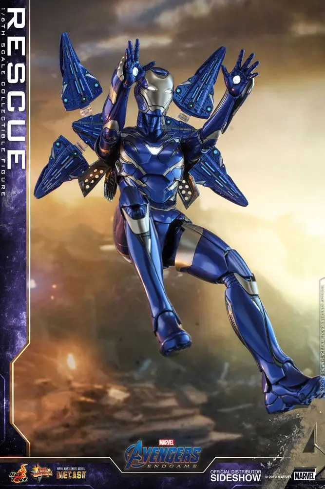 Avengers: Endgame Movie Masterpiece Series Diecast 1/6 Rescue (Pepper Potts) akciófigura 31 cm termékfotó