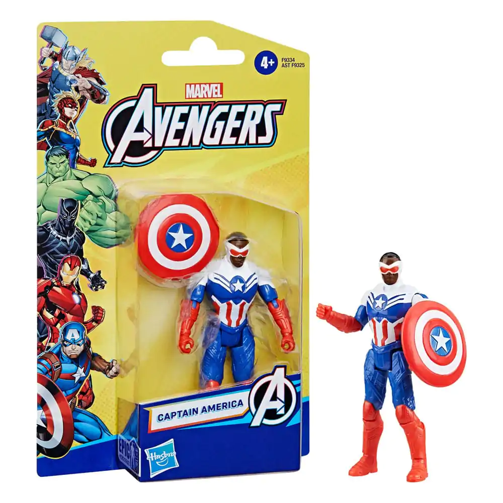 Avengers Epic Hero Series Captain America akciófigura 10 cm termékfotó