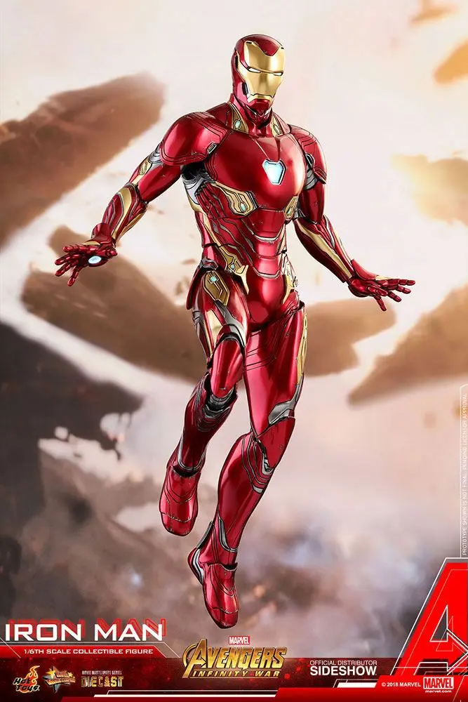 Avengers Infinity War Diecast Movie Masterpiece 1/6 Iron Man akciófigura 32 cm termékfotó