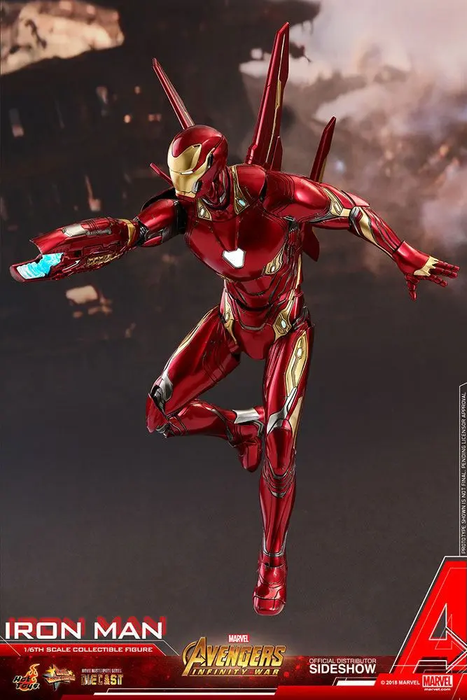 Avengers Infinity War Diecast Movie Masterpiece 1/6 Iron Man akciófigura 32 cm termékfotó