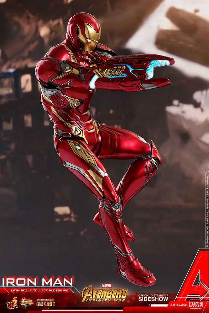 Avengers Infinity War Diecast Movie Masterpiece 1/6 Iron Man akciófigura 32 cm termékfotó