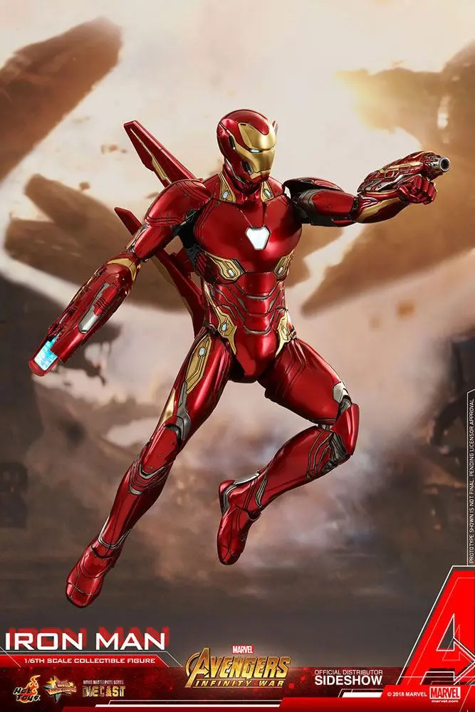 Avengers Infinity War Diecast Movie Masterpiece 1/6 Iron Man akciófigura 32 cm termékfotó