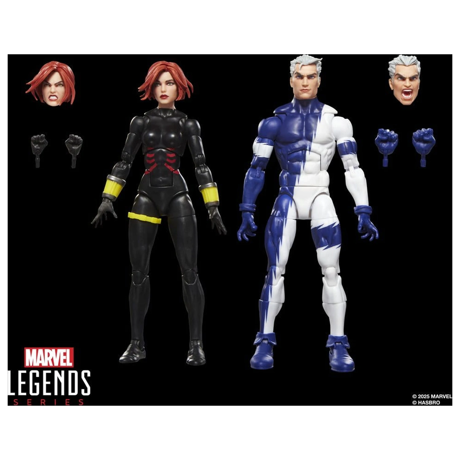 Avengers Marvel Legends Black Widow & Quicksilver 2 db-os akciófigura csomag 15 cm termékfotó