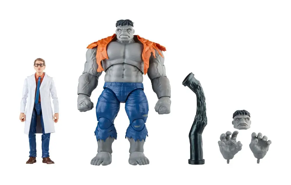 Avengers Marvel Legends Action Figures Gray Hulk & Dr. Bruce Banner 15 cm termékfotó