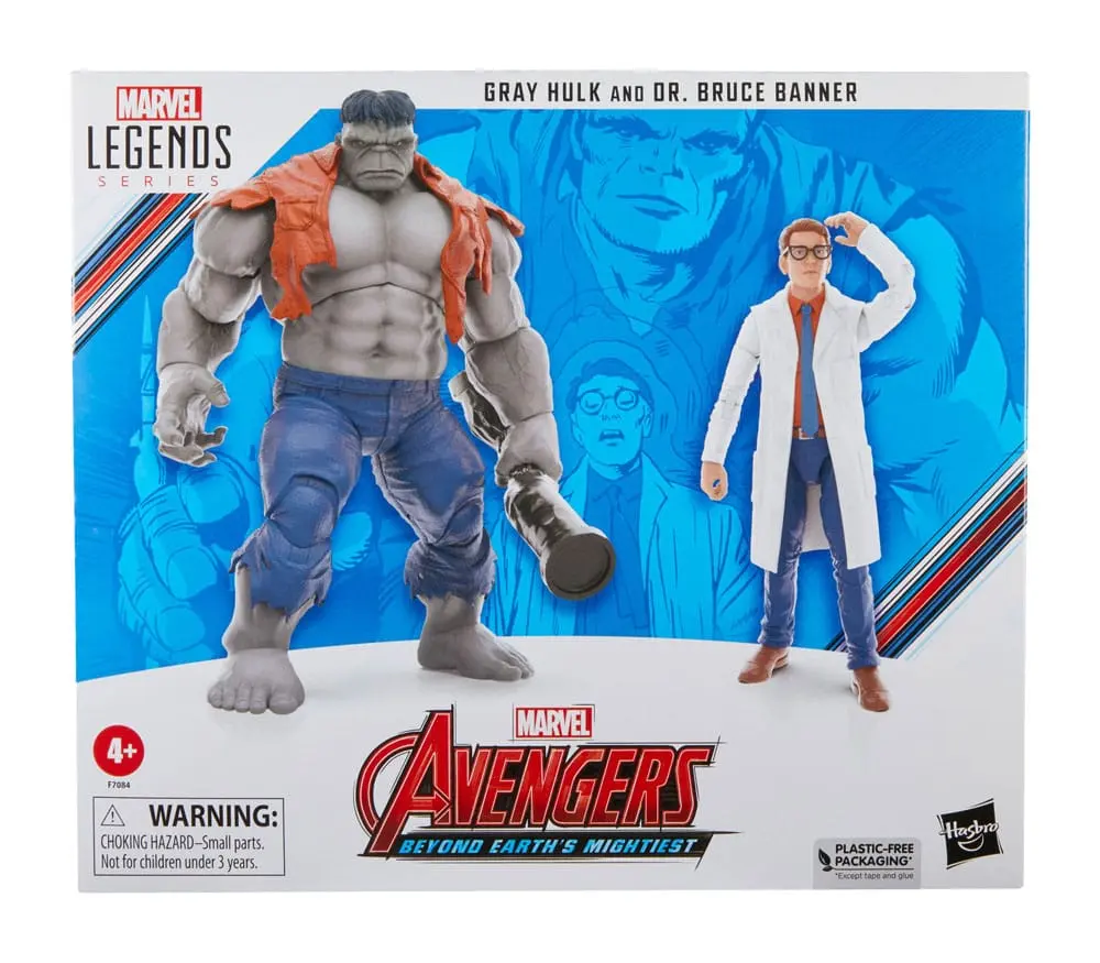 Avengers Marvel Legends Action Figures Gray Hulk & Dr. Bruce Banner 15 cm termékfotó