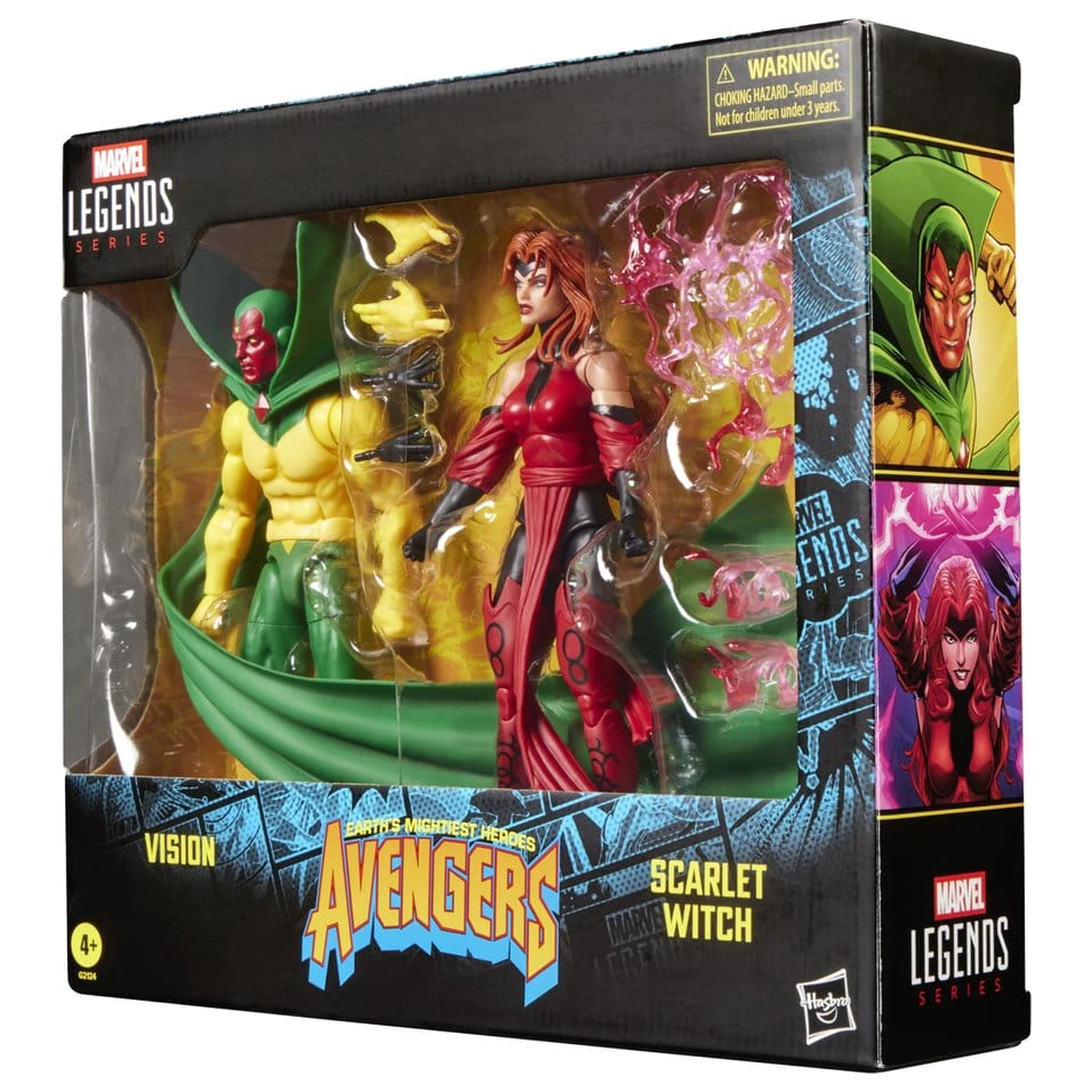 Avengers Marvel Legends Vision & Scarlet Witch 2 db-os akciófigura csomag 15 cm termékfotó