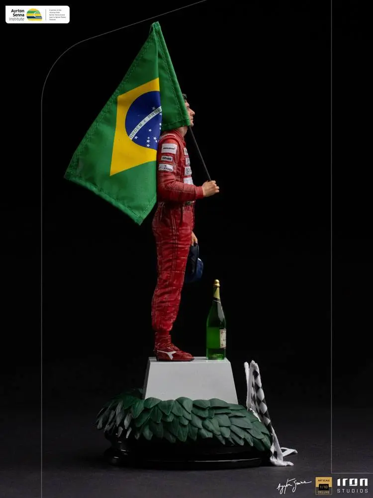 Ayrton Senna Art Scale 1/10 Ayrton Senna (GP Brazil 1991) szobor figura 30 cm termékfotó