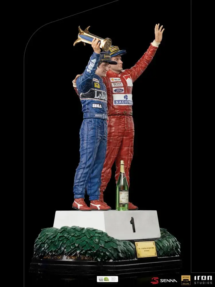 Ayrton Senna Deluxe Art Scale Statue 1/10 Alain Prost & Ayrton Senna (The Last Podium 1993) 27 cm termékfotó