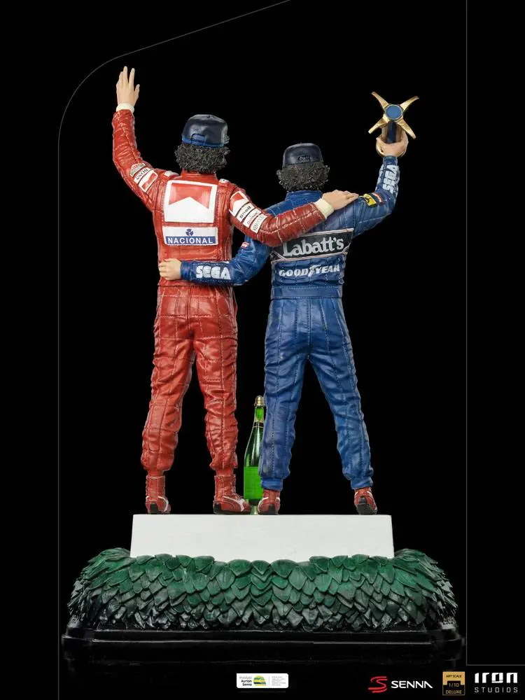 Ayrton Senna Deluxe Art Scale Statue 1/10 Alain Prost & Ayrton Senna (The Last Podium 1993) 27 cm termékfotó