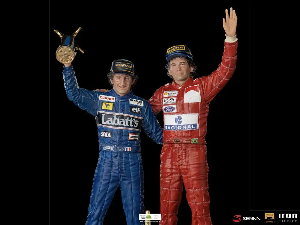 Ayrton Senna Deluxe Art Scale Statue 1/10 Alain Prost & Ayrton Senna (The Last Podium 1993) 27 cm termékfotó