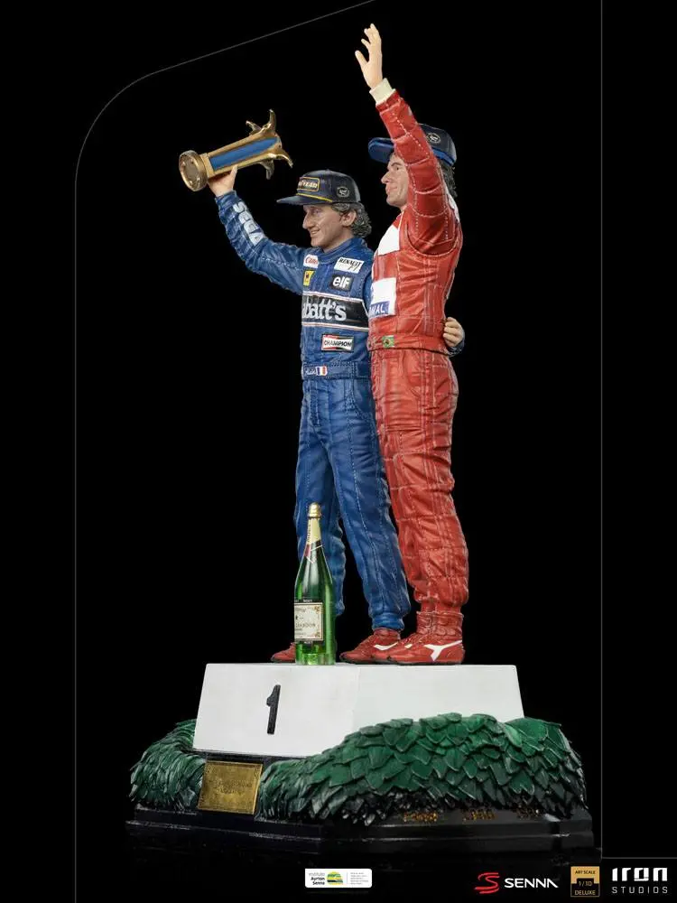 Ayrton Senna Deluxe Art Scale Statue 1/10 Alain Prost & Ayrton Senna (The Last Podium 1993) 27 cm termékfotó