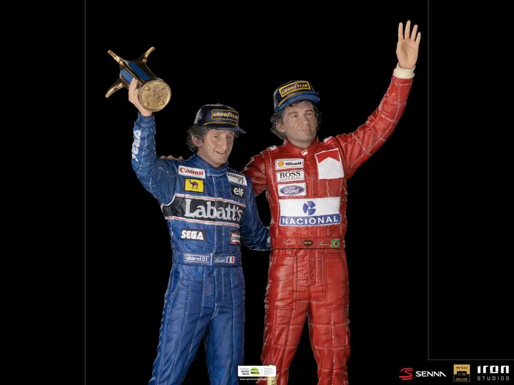 Ayrton Senna Deluxe Art Scale Statue 1/10 Alain Prost & Ayrton Senna (The Last Podium 1993) 27 cm termékfotó