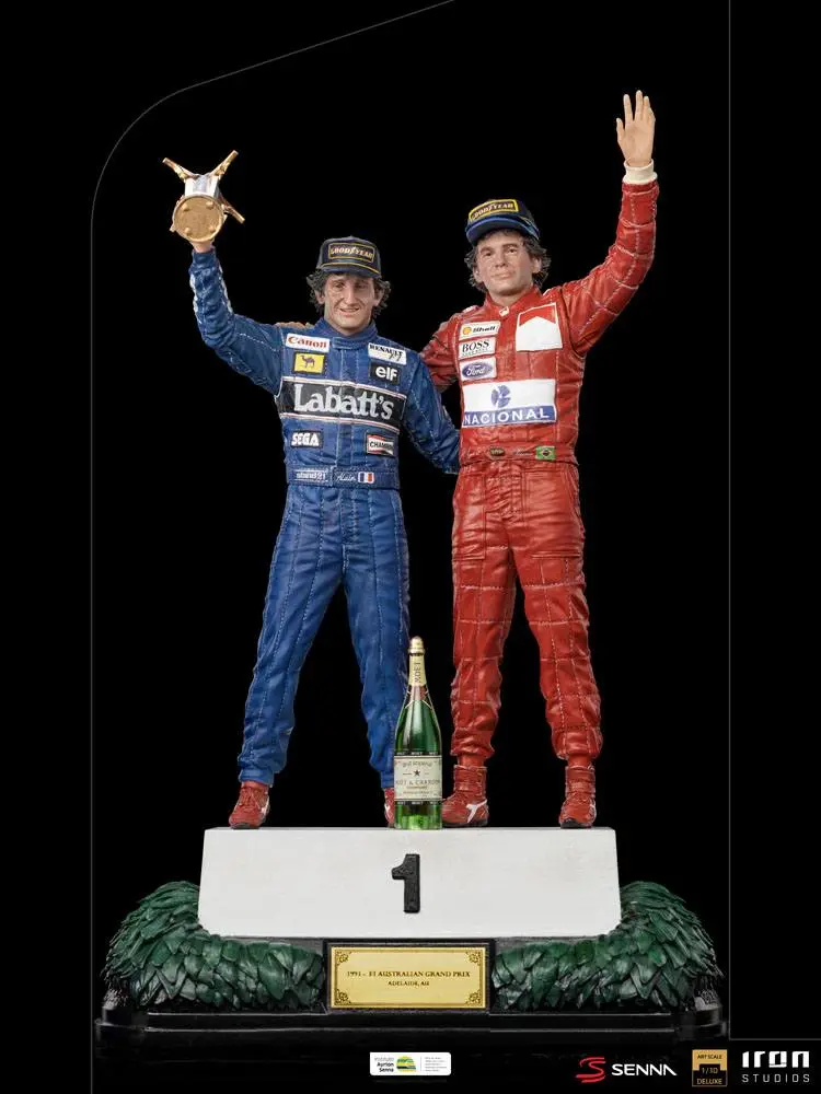 Ayrton Senna Deluxe Art Scale Statue 1/10 Alain Prost & Ayrton Senna (The Last Podium 1993) 27 cm termékfotó