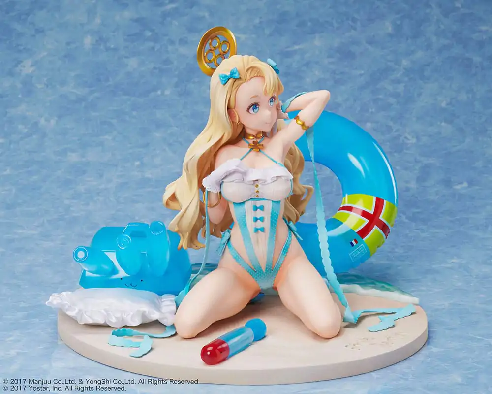 Azur Lane 1/4 Emile Bertin swimsuit costume Côte d'Azur PVC szobor figura 21 cm termékfotó