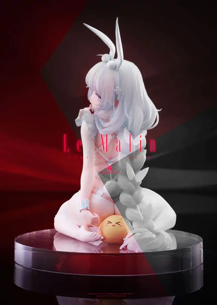 Azur Lane 1/4 Le Malin Listless Lapin PVC szobor figura 25 cm termékfotó