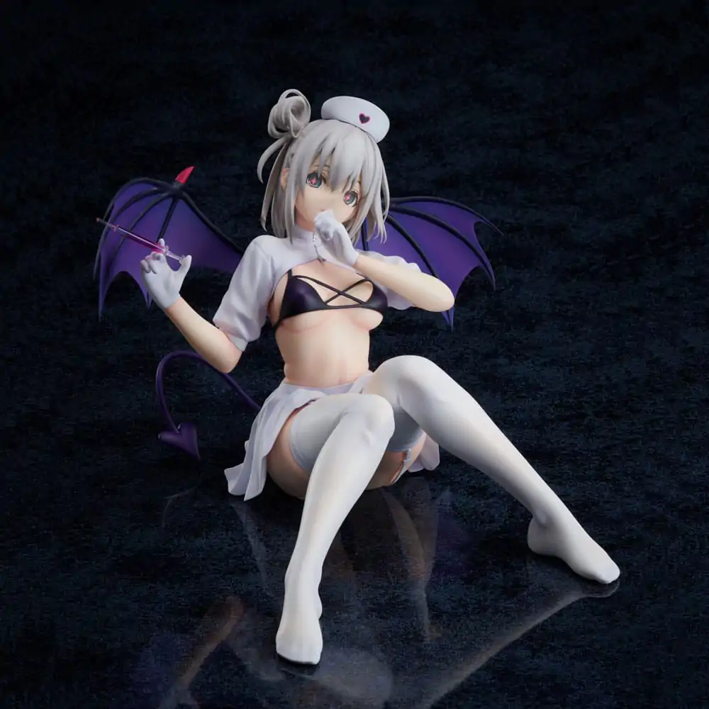 Azur Lane 1/4 Manchester: Midnight Devil in White PVC szobor figura 18 cm termékfotó