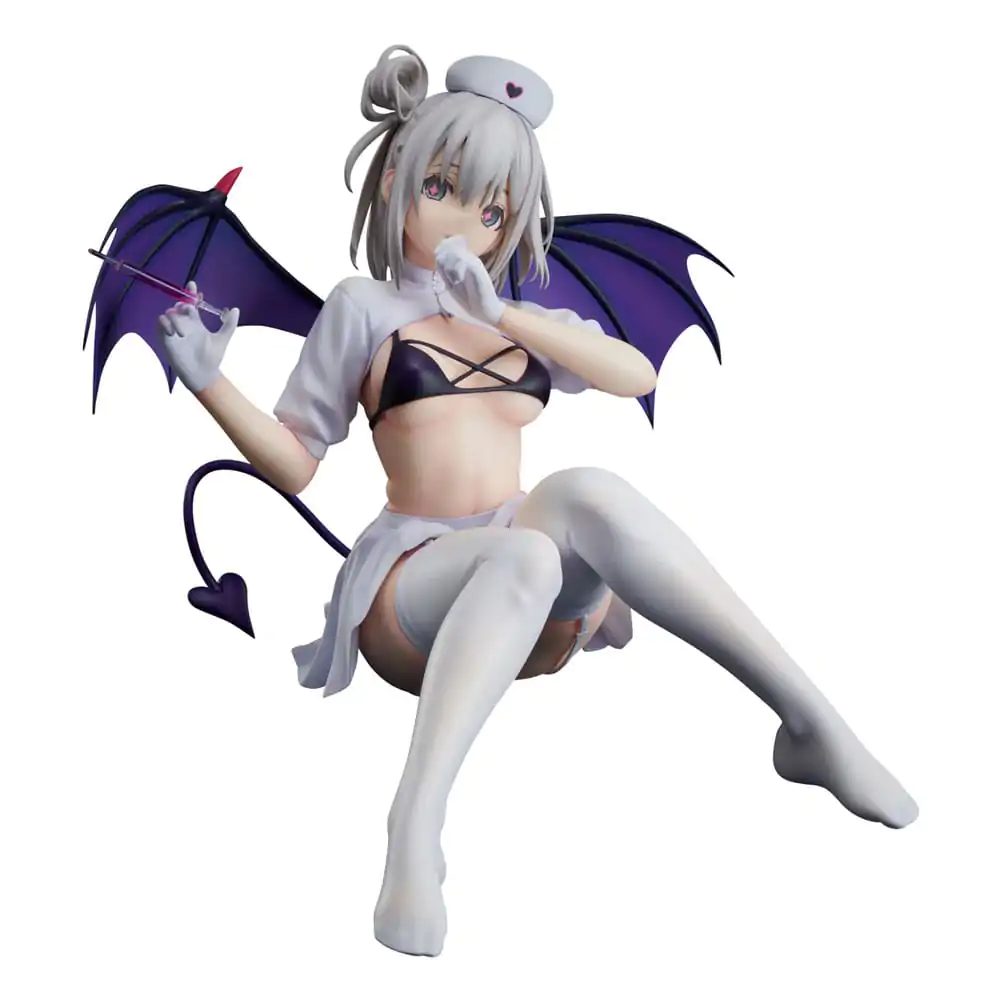 Azur Lane 1/4 Manchester: Midnight Devil in White PVC szobor figura 18 cm termékfotó