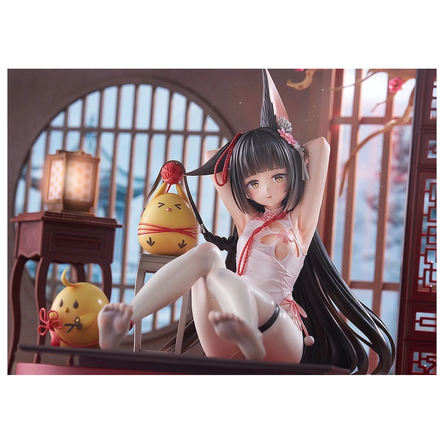 Azur Lane 1/4 Nagato Guardian Fox's Blessed Bonds PVC figura 22 cm termékfotó