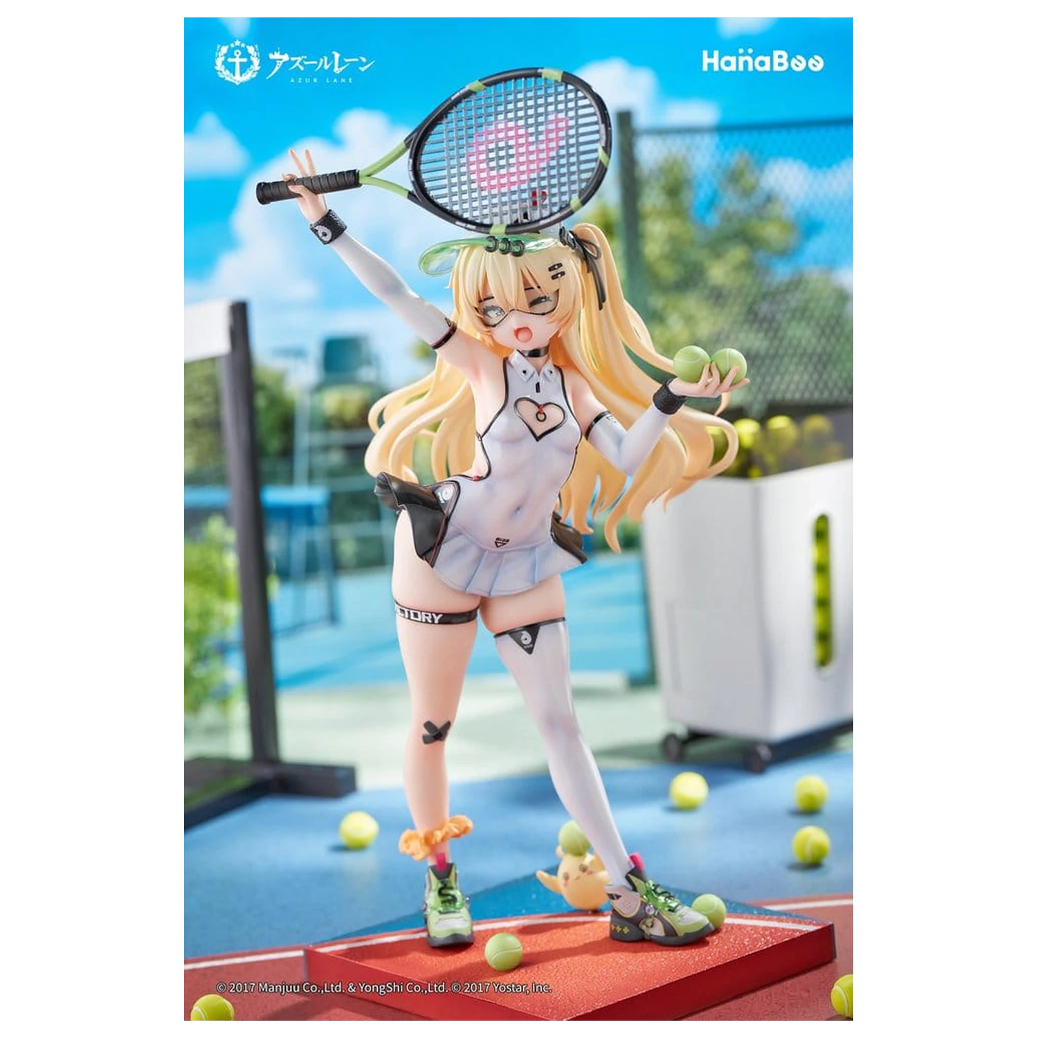 Azur Lane 1/6 Bache: Showy Sports Star PVC figura 27 cm termékfotó