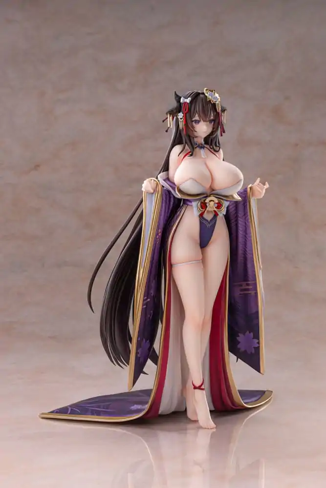 Azur Lane 1/6 Kashino Romellszobor figura Floral Strings Ver. PVC szobor figura 27 cm termékfotó