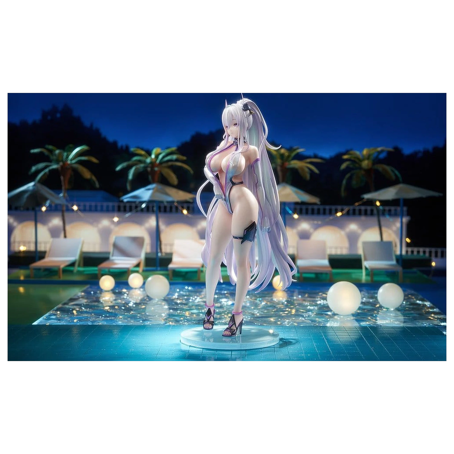 Azur Lane 1/6 Kearsarge Nightpool PVC figura 28 cm termékfotó