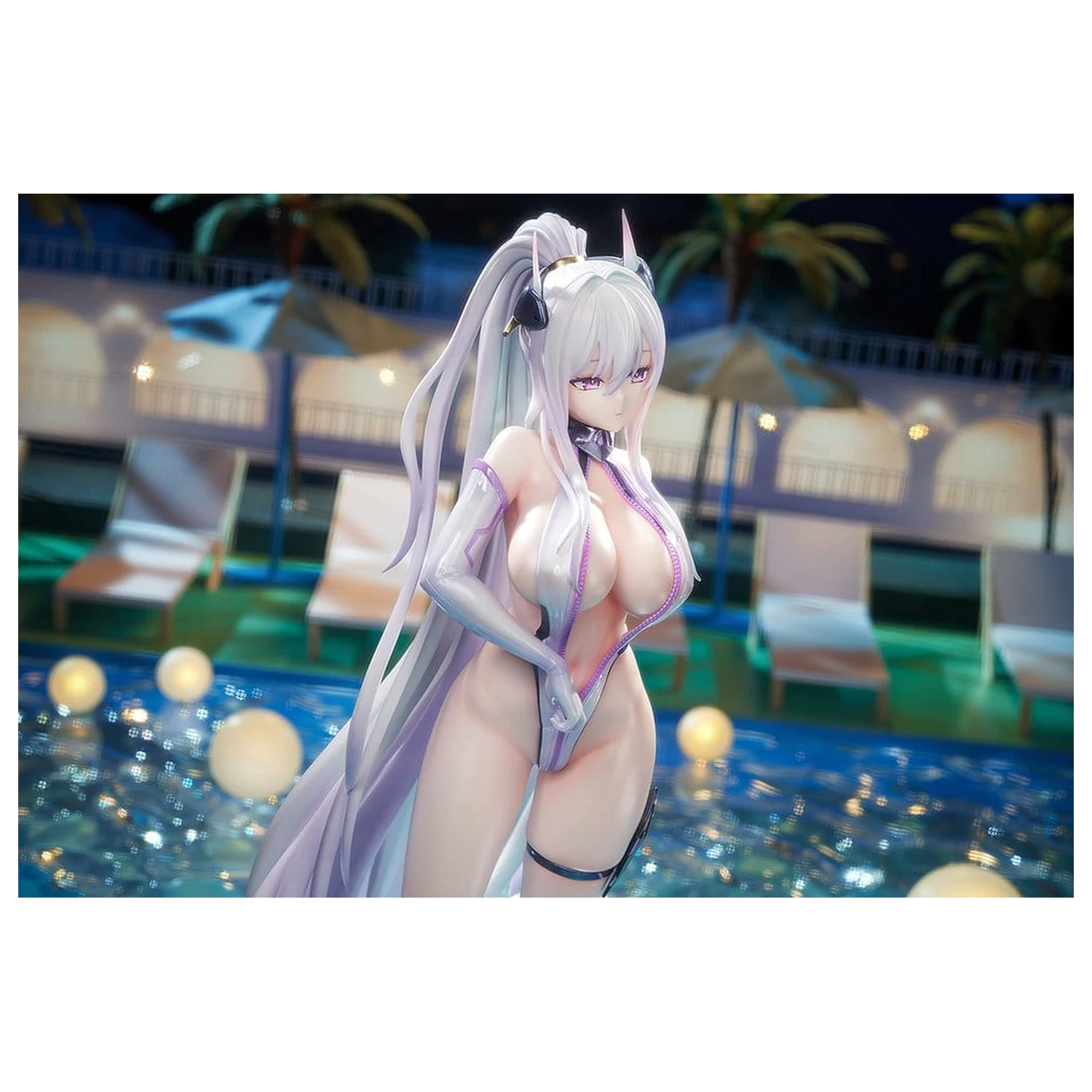 Azur Lane 1/6 Kearsarge Nightpool PVC figura 28 cm termékfotó