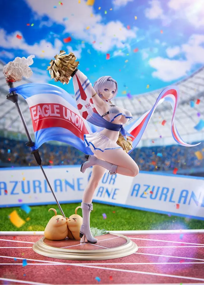 Azur Lane 1/6 Lane Reno Biggest Little Cheerleader Limitált kiadás szobor figura 31 cm termékfotó