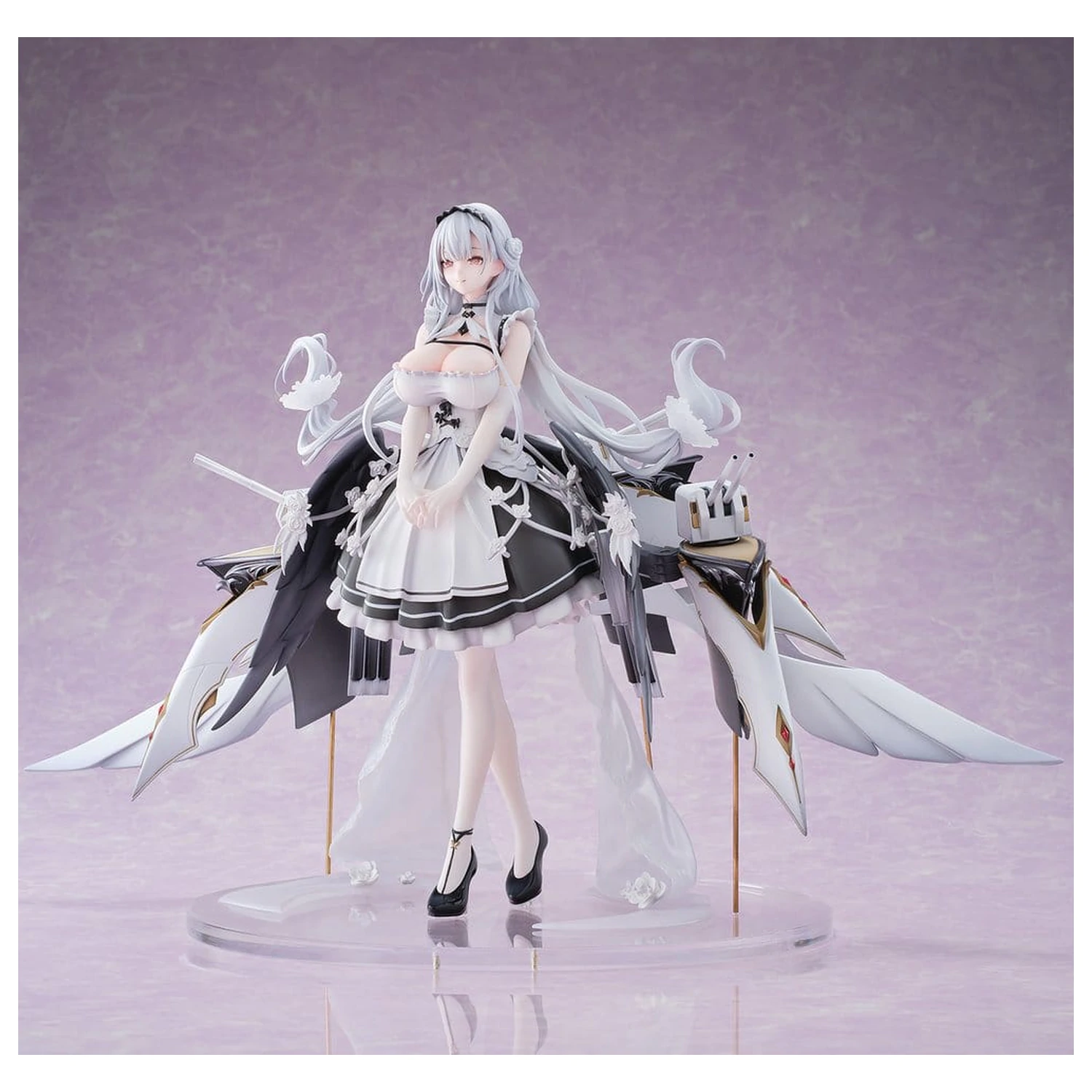 Azur Lane 1/6 Shira Heavy Armament Ver. PVC figura 26 cm termékfotó