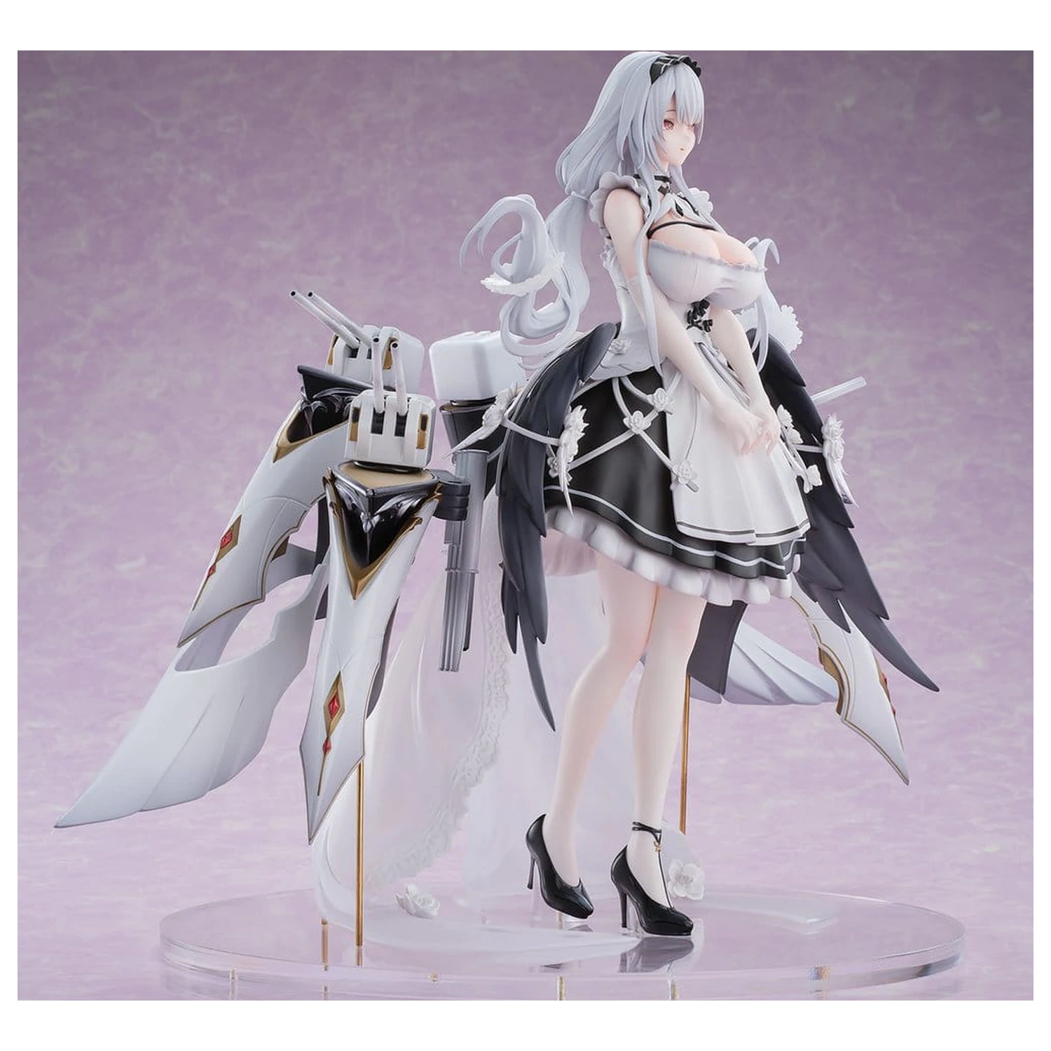 Azur Lane 1/6 Shira Heavy Armament Ver. PVC figura 26 cm termékfotó