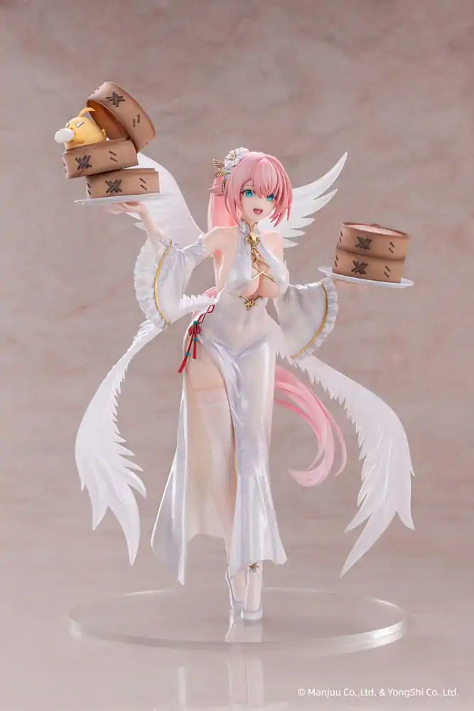 Azur Lane 1/6 Theseus: New Year&#039;s White Plumage Ver. PVC szobor figura 27 cm termékfotó