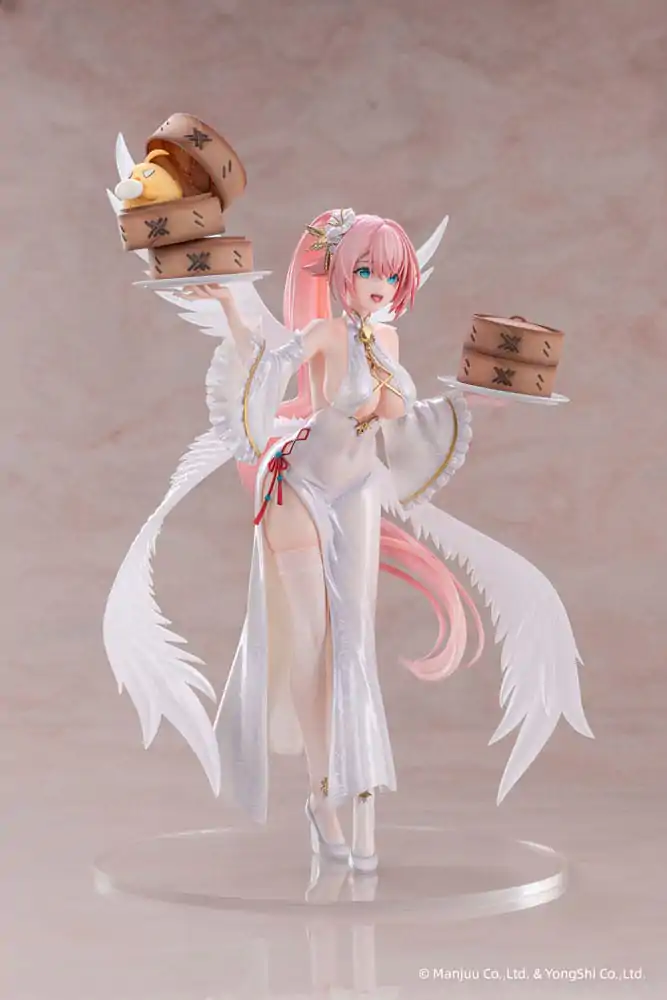 Azur Lane 1/6 Theseus: New Year&#039;s White Plumage Ver. PVC szobor figura 27 cm termékfotó