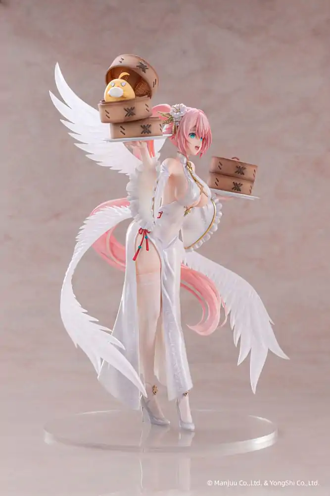 Azur Lane 1/6 Theseus: New Year&#039;s White Plumage Ver. PVC szobor figura 27 cm termékfotó