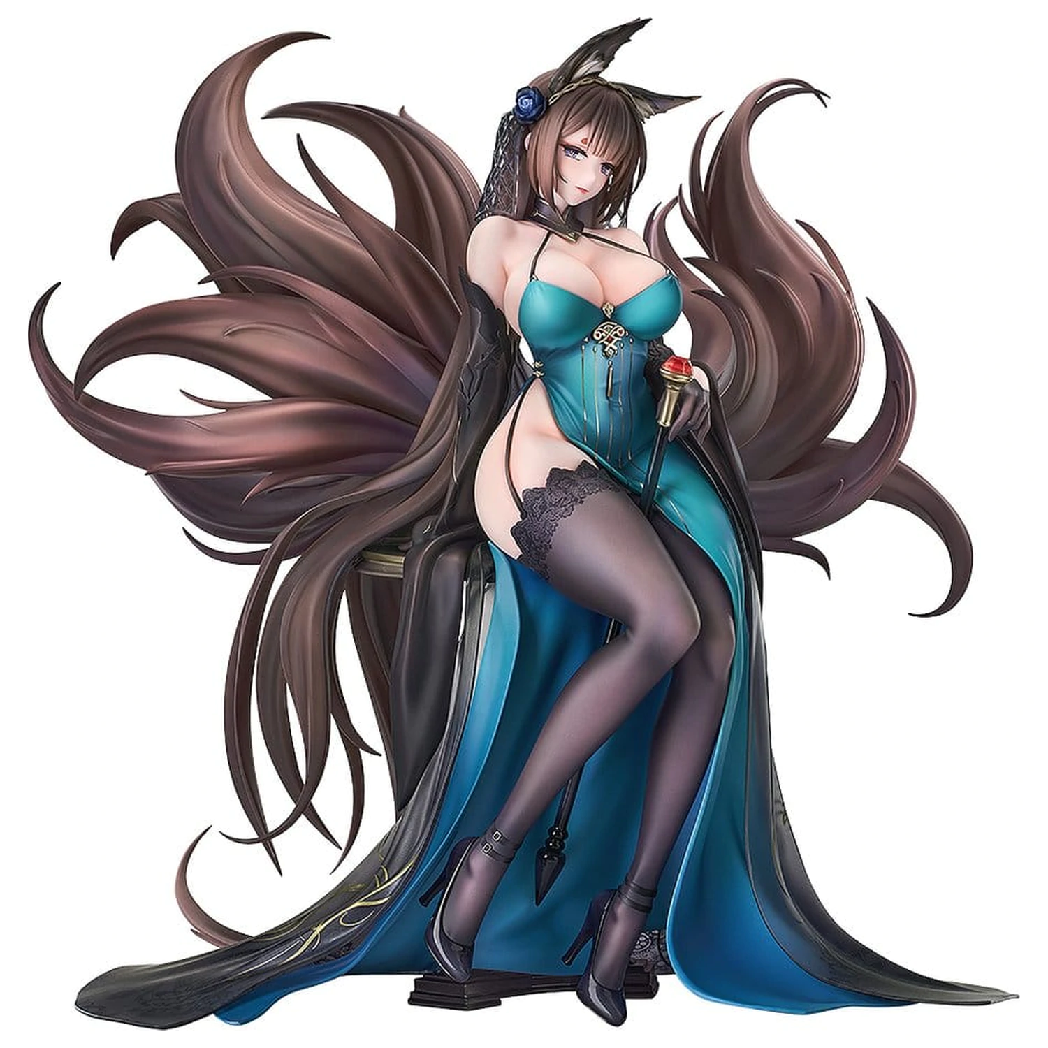 Azur Lane 1/7 Amagi: Throne of Fallen Petals Ver. PVC szobor figura 27 cm  termékfotó