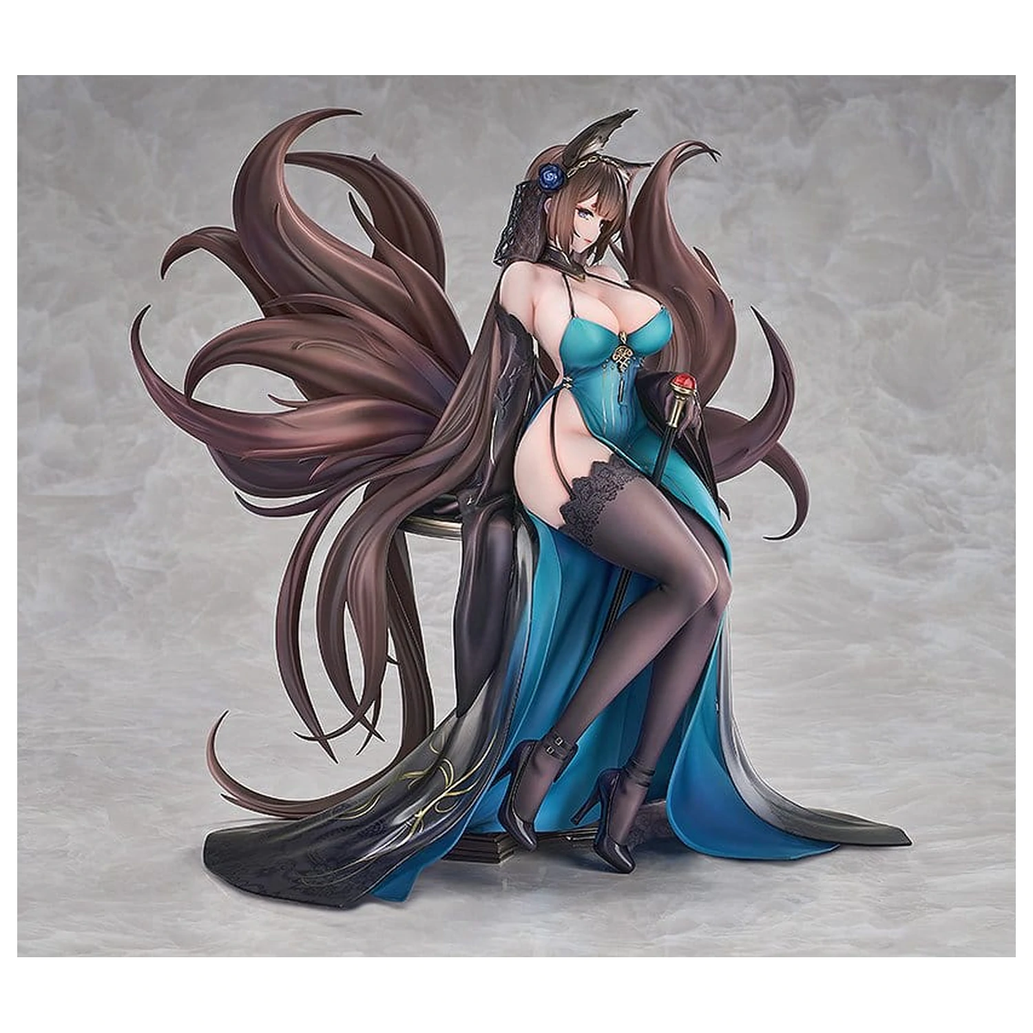 Azur Lane 1/7 Amagi: Throne of Fallen Petals Ver. PVC szobor figura 27 cm  termékfotó