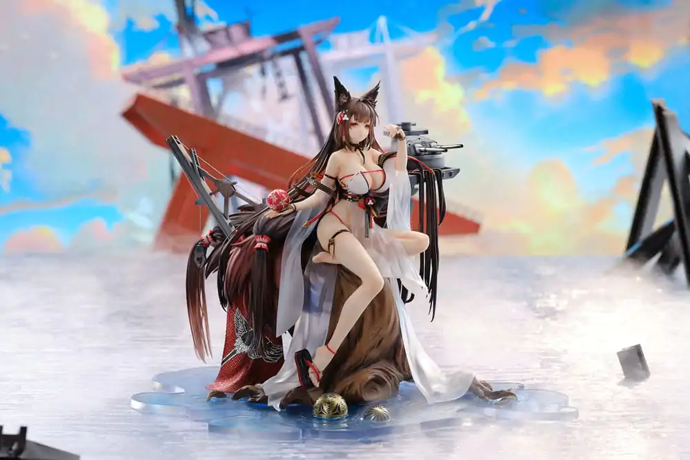 Azur Lane 1/7 Amagi Wending Waters Serene Lotus Ver. PVC szobor figura 25 cm termékfotó