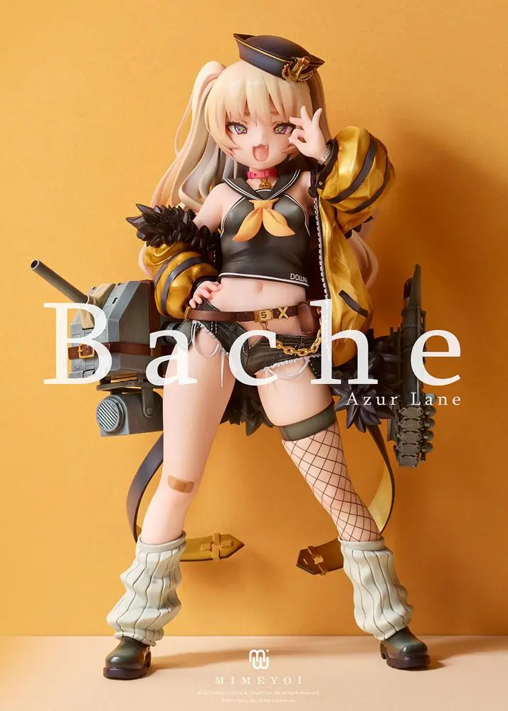 Azur Lane 1/7 Bache Fletcher Class Destroyer Hull Number DD-470 PVC szobor figura 22 cm termékfotó